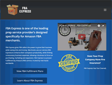 Tablet Screenshot of fbaexpress.com